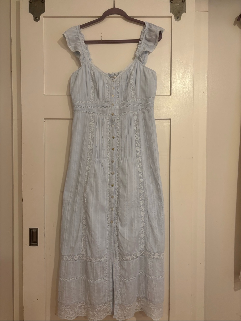 LoveShackFancy Kailette Cotton Maxi Dress